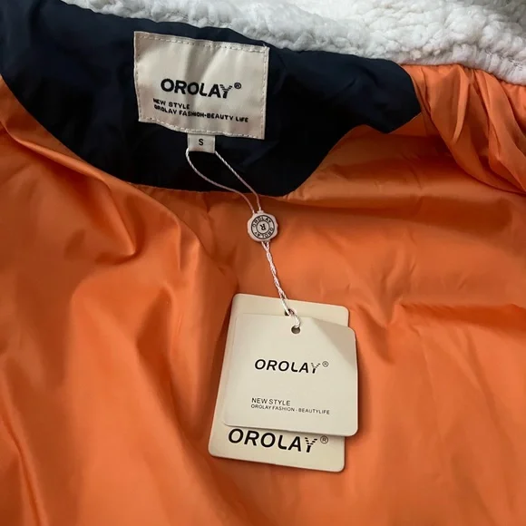 Orolay navy jacket size small Euc - Picture 9 of 15